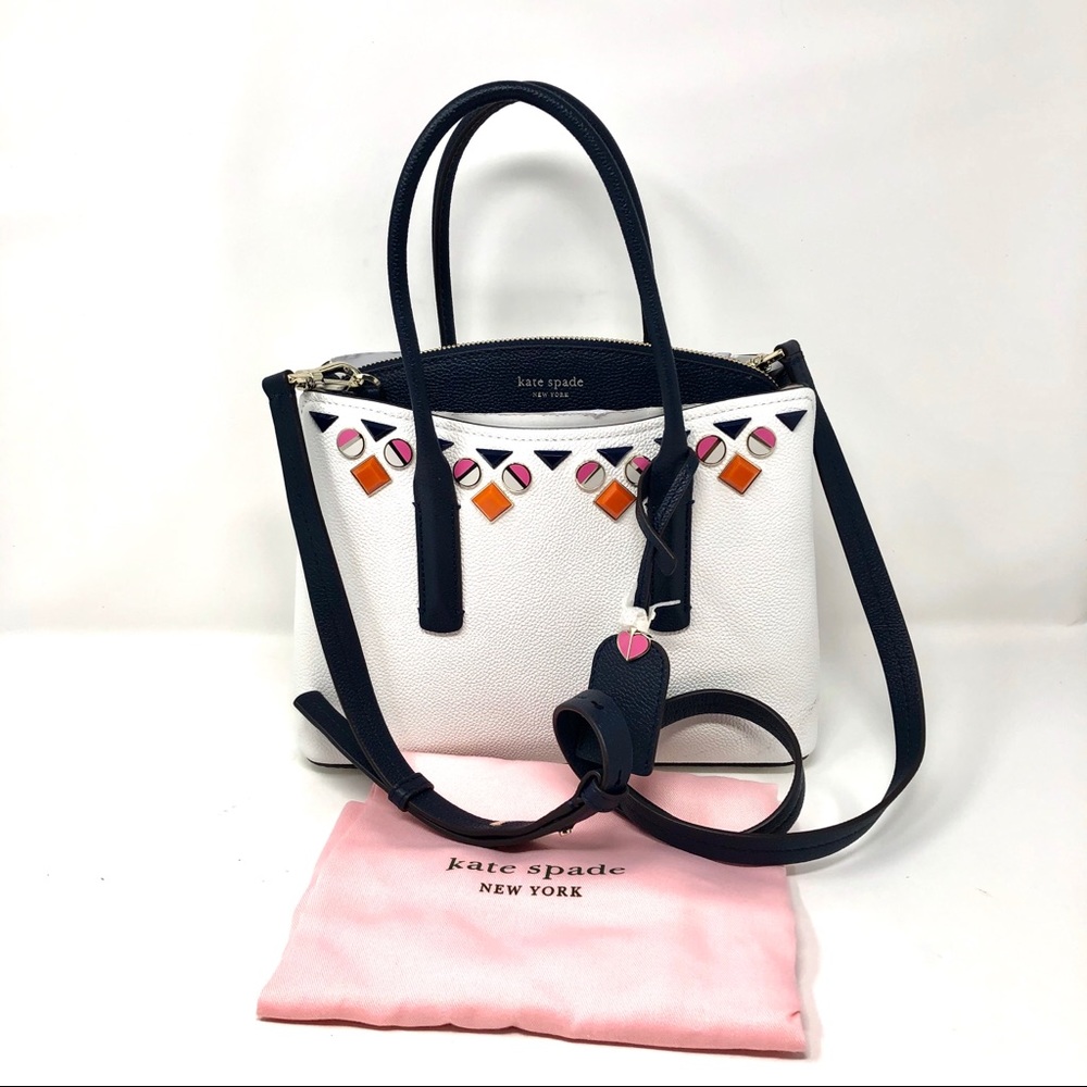 Kate Spade Margaux Medium Jeweled Leather Satchel